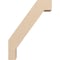 Ekena Millwork 5-inch W x 16-inch D x 22-inch H Burlington Rough Cedar Woodgrain TimberThane Knee Brace, Primed BRCUR05X16X22BURRCPR - alternate 4